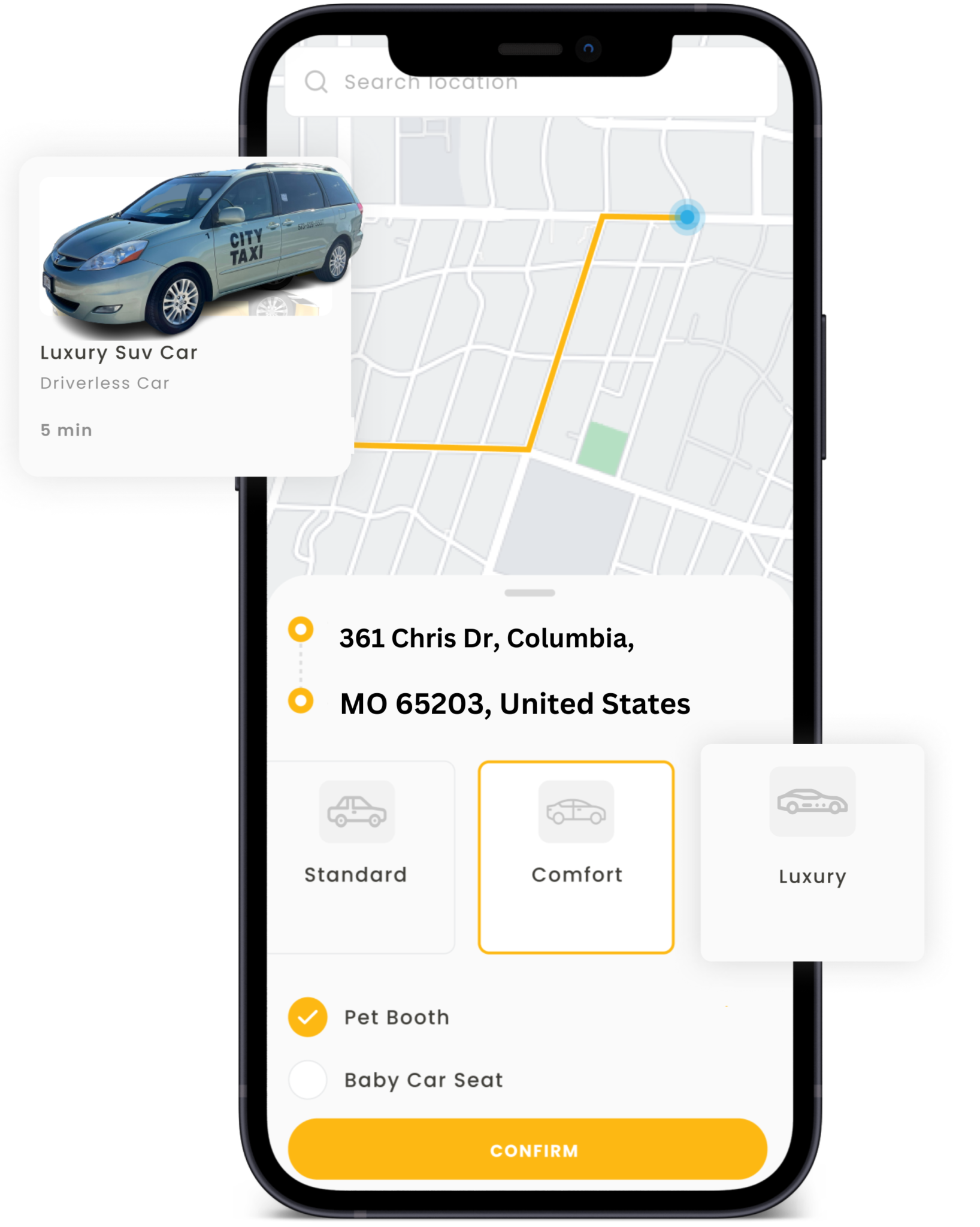 City Taxi and Shuttle Service Local & Airport Taxi in Columbia, MO