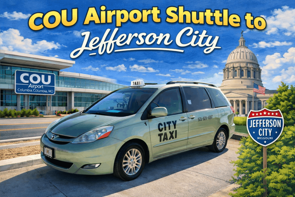 cou airport shuttle to jefferson city worth booking