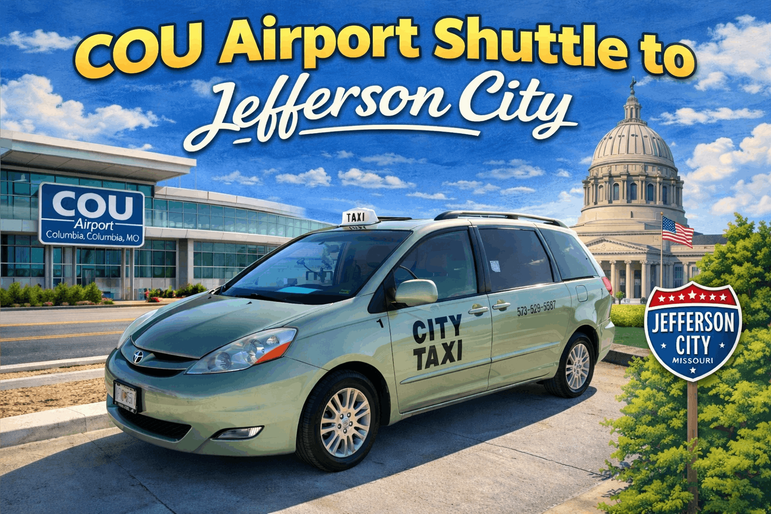 cou airport shuttle to jefferson city worth booking