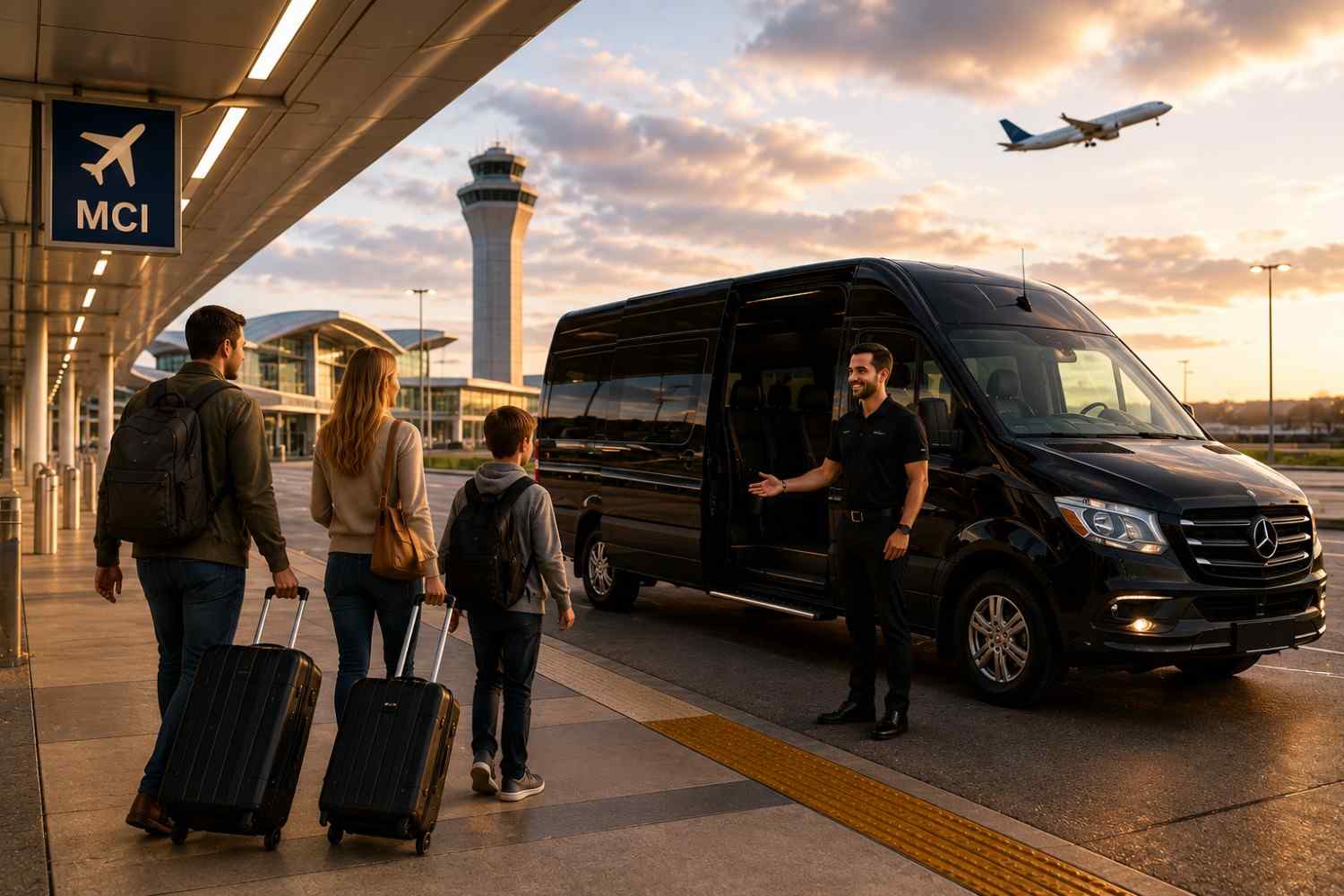 cou airport shuttle to mci