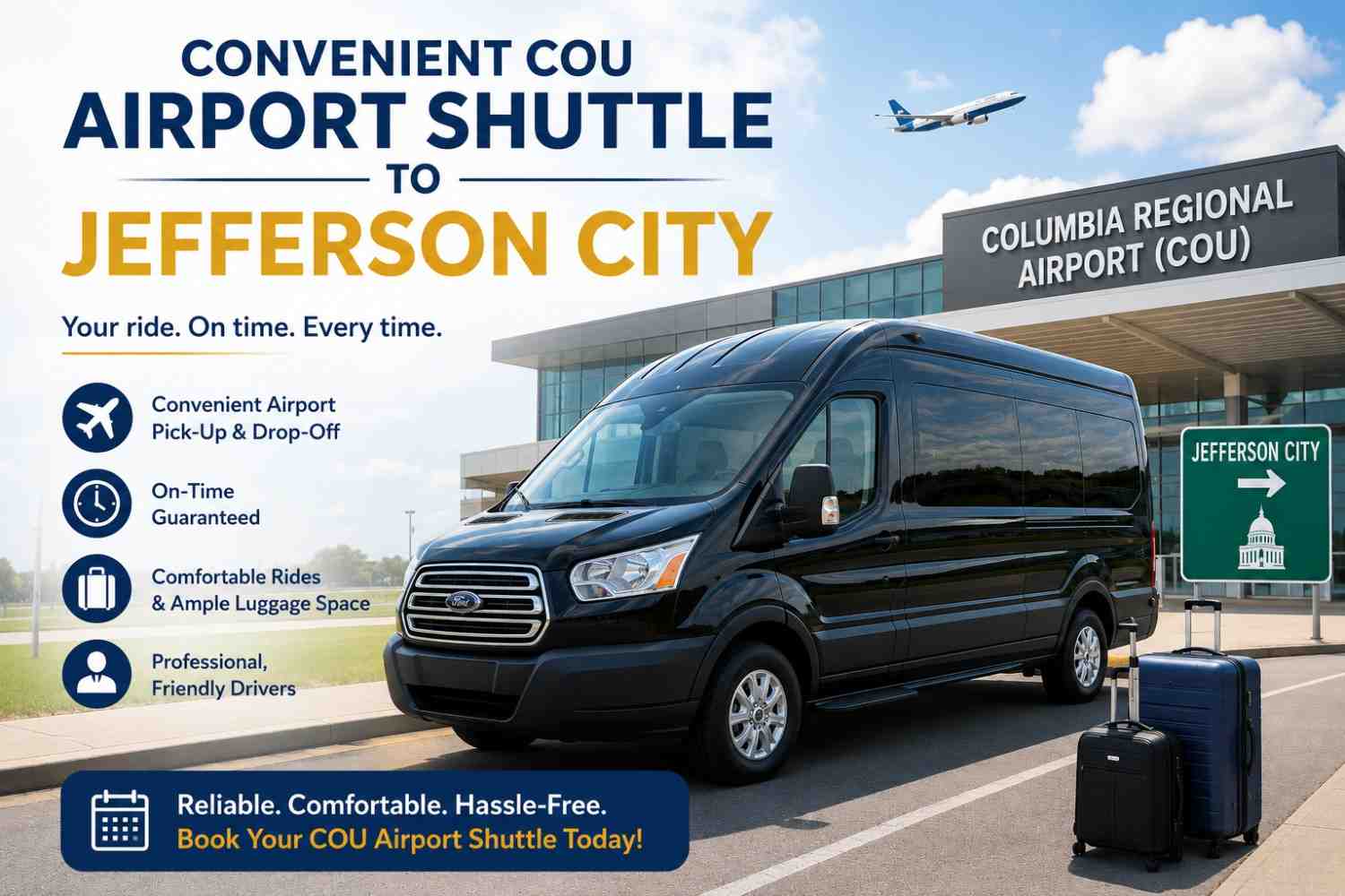 Cou Airport Shuttle To Jefferson City