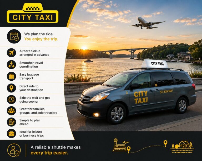 What Makes COU Shuttle Airport to Lake of Ozark MO Convenient?